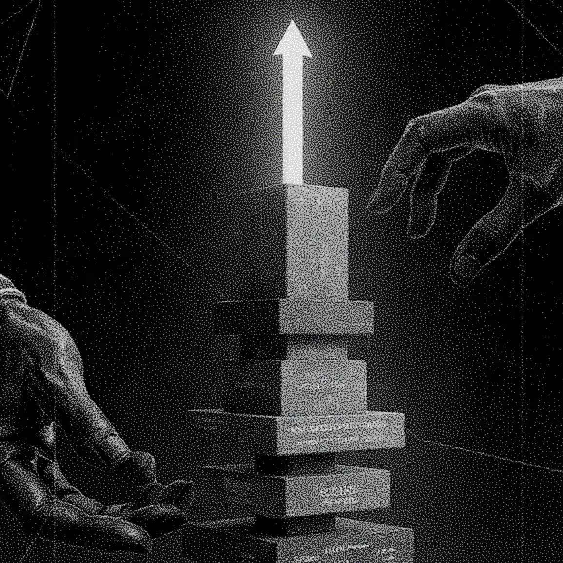 Abstract landscape illustration 4