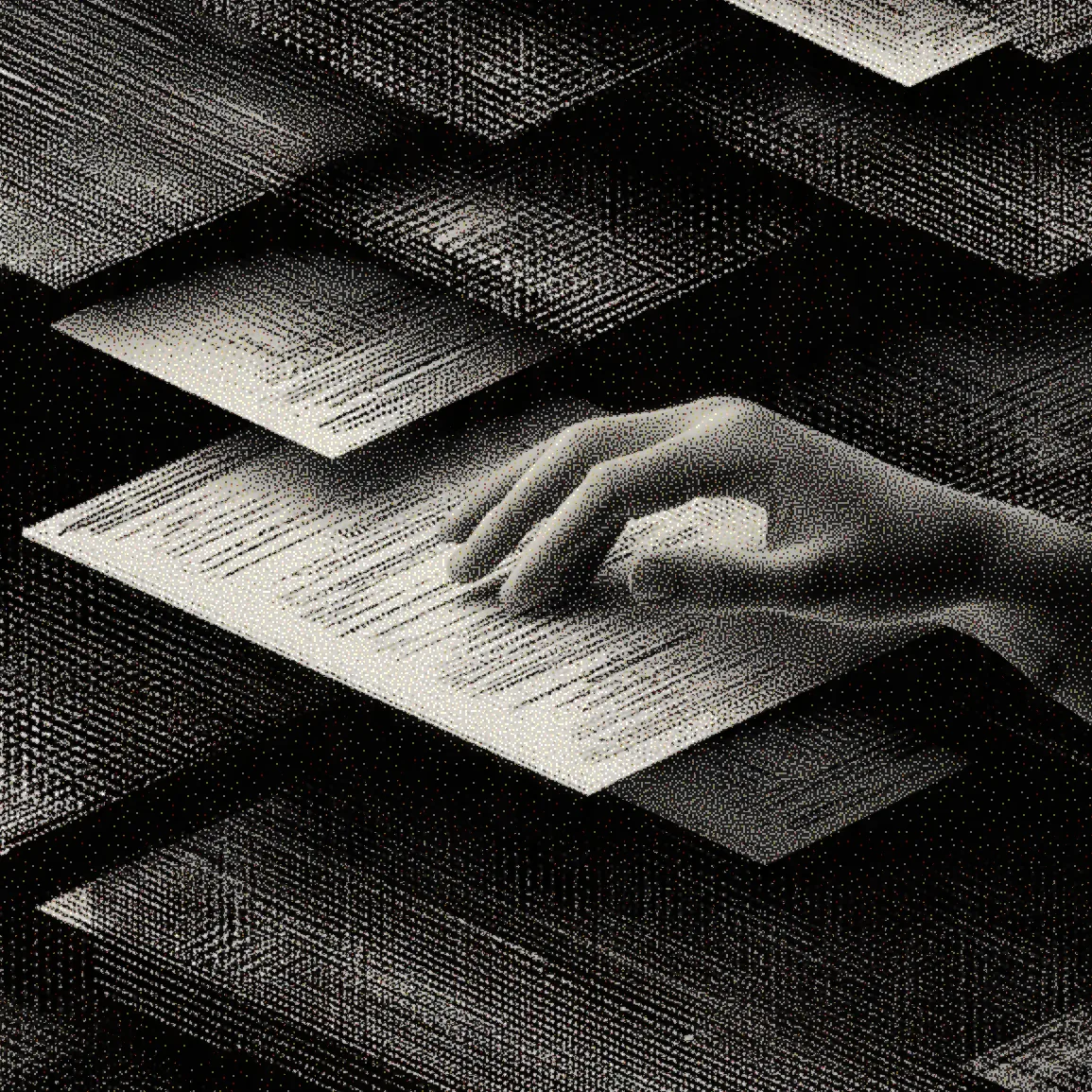 Abstract landscape illustration 1